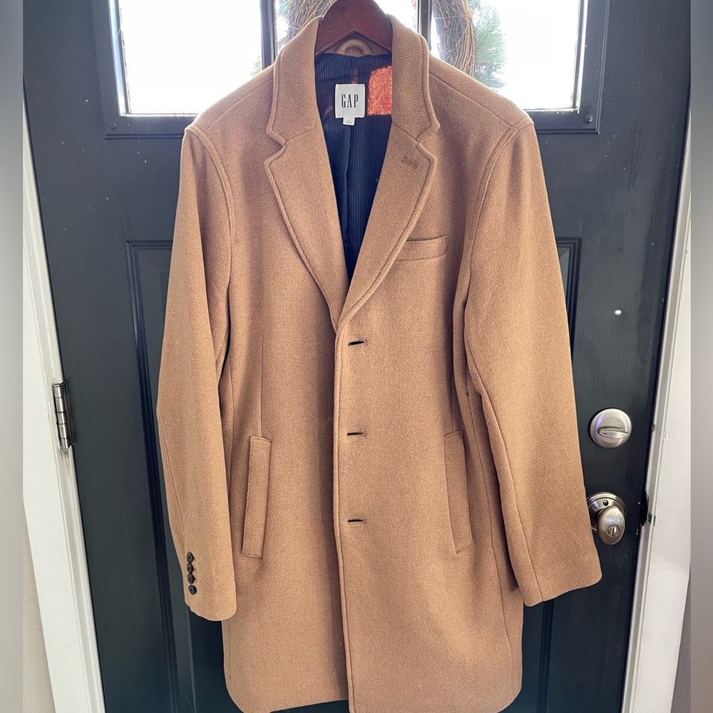 Gap Tan dress coat